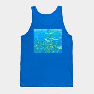 Water Lily print Tank Top